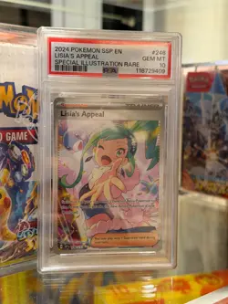 2024 POKEMON SSP EN-SURGING SPARKS #246 LISIA'S APPEAL PSA 10 - Image 1