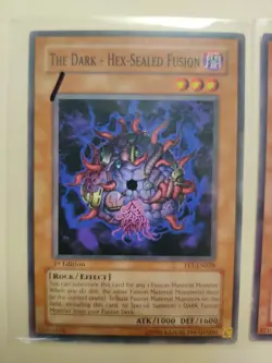 2x The Dark - Hex-Sealed Fusion FET-EN028 1st Edition Common LP - Image 2