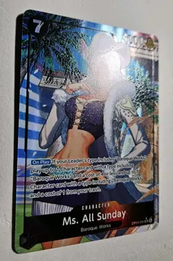 Ms. All Sunday - OP14-084 SR - Alt Art - English - The Azure Sea’s Seven - Image 2