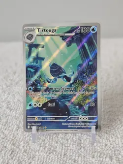 Tirtouga 106/086 Pokemon TCG SV Black Bolt Illustration Rare Holo Near Mint Card - Image 1