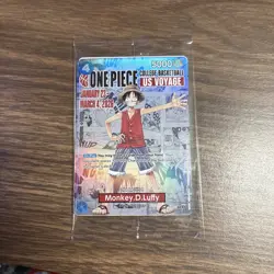 One Piece Monkey D. Luffy Voyage College Basketball St. Johns Promo Card SEALED - Image 1