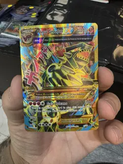 Primal Groudon EX (Shiny Full Art) Ancient Origins 97/98 MP Pokemon TCG MP Card - Image 1