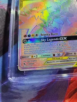 Moltres Zapados Articuno GX Full Art Holo Card 69/68 Hidden Fates CGC 10 Gem Min - Image 2