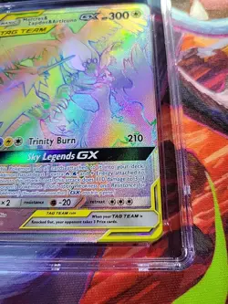 Moltres Zapados Articuno GX Full Art Holo Card 69/68 Hidden Fates CGC 10 Gem Min - Image 3