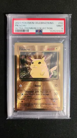 Pikachu - (Celebrations Metal Card) 058/102 Miscellaneous Cards & Products Holo - Image 1