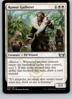 Rumor Gatherer | Streets of New Capenna SNC 29 | NM | MTG - Image 1
