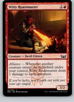 Witty Roastmaster | Streets of New Capenna SNC 131 | NM | MTG - Image 1