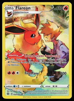 Flareon TG01/TG30 Ultra Rare Brilliant Stars Pokemon Card - Image 1