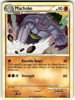 Pokemon TCG Machoke HS-Triumphant 40/102 Regular Uncommon - Image 1