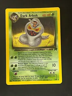 Dark Arbok 2/82 - Team Rocket Holo Rare Pokemon TCG WOTC - Image 1