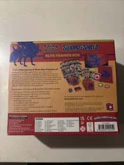 POKEMON TCG SWORD & SHIELD ZACIAN ELITE TRAINER BOX ETB SEALED BRAND NEW 820650104459 - Image 3