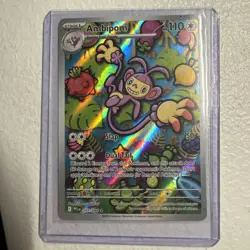 Pokemon Ambipom 107/094 Me02: Phantasmal Flames Full Art Holo - Image 1