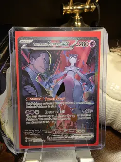 Pokemon Team Rocket's Mewtwo EX Holo Card 280 HP SV10 231/182 English TCG - Image 2