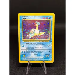 Pokemon TCG Lapras 10/62 Fossil Vintage 1999 WOTC Holo - MP - Image 1