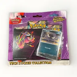 Pokemon Mega Evolution—Ascended Heroes Tech Sticker 3ASC Packs Inside**Gastly** - Image 1