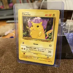 1999 Pokemon PIKACHU 58/102 & PIKACHU Jungle Set 60/64 Base Set Unlimited - Image 3