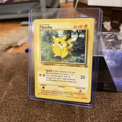 1999 Pokemon PIKACHU 58/102 & PIKACHU Jungle Set 60/64 Base Set Unlimited - Image 4