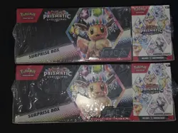 (2) Pokemon Sam's Club Prismatic Evolutions Surprise Box + Booster Bundle Lot - Image 1