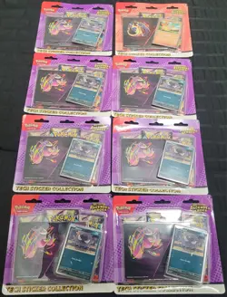 LOT (8) 3 PACK Pokemon Mega Evolution Ascended Heroes Tech Sticker Collection - Image 2