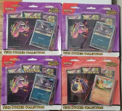 LOT (8) 3 PACK Pokemon Mega Evolution Ascended Heroes Tech Sticker Collection - Image 4