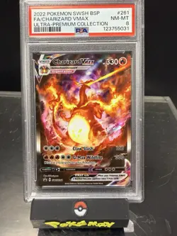 2022 POKEMON SWSH BLACK STAR PROMO #261 CHARIZARD SWSH261 VMAX PSA - Image 1