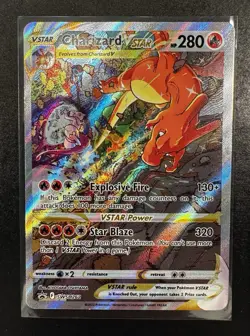 Pokemon TCG Charizard VSTAR SWSH262 Sword & Shield Black Star Promo NM - Image 1