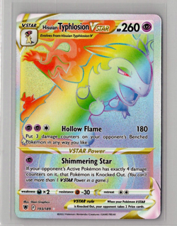 Hisuian Typhlosion VSTAR 193/189 Pokemon TCG Astral Radiance - NM - Image 1