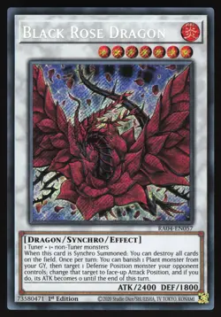 Black Rose Dragon - RA04-EN057 - Secret Rare - 1st Edition Yugioh - Image 1