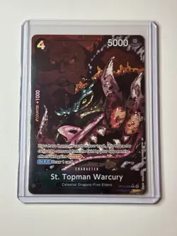 St. Topman Warcury (Alternate Art) OP13-089 Carrying On His Will One Piece - Image 1