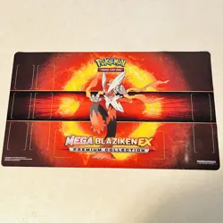 Pokemon Mega Blaziken EX Trading Card Game Play Mat - Image 1