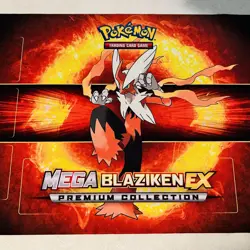 Pokemon Mega Blaziken EX Trading Card Game Play Mat - Image 3