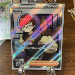 Penny 239/198 SVI Scarlet & Violet Trainer Full Art Holo Pokemon Card NM/MT - Image 1