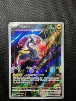 Miraidon SVP 013 Illustration Rare Scarlet & Violet Promo Pokemon Card LP - Image 1