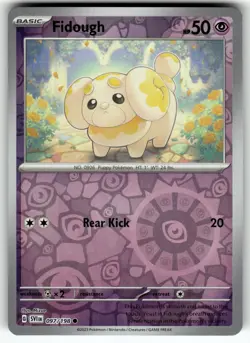 Fidough 038/091 SV: Paldean Fates NM Pokemon Card TCG - Image 1