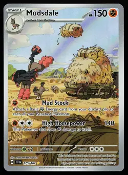 Mudsdale 175/162 Holo Illustration Rare Temporal Forces Pokemon Card - Image 1