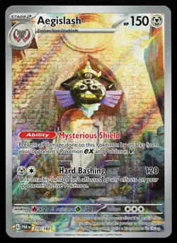Aegislash 210/182 Holo Illustration Rare Paradox Rift Pokemon Card - Image 1