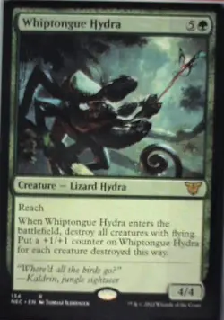 Whiptongue Hydra - Commander: Kamigawa: Neon Dynasty: #134, MTG Nm C252 - Image 1