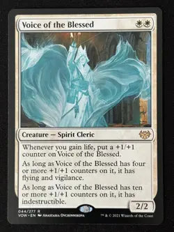 1x MTG Voice of the Blessed - Innistrad: Crimson Vow (VOW) #44 - Magic - Image 1