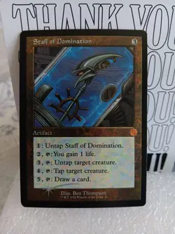 Staff of Domination 56 Foil The Brothers' War: Retro Frame Artifacts - Image 1
