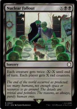 MTG Nuclear Fallout (47) | NM | Universes Beyond: Fallout {PIP} - Image 1