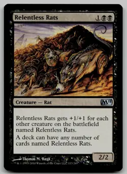 Relentless Rats U Magic 2011 (M11) 113 NM - Image 1