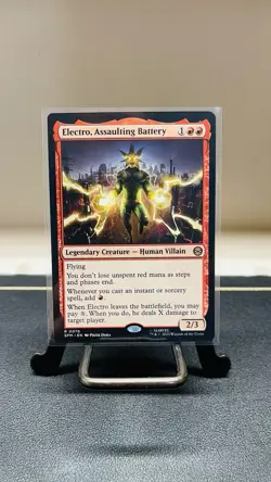 MTG Marvel's Spider-Man Electro, Assaulting Battery Non- Foil R 76 NM - Image 1