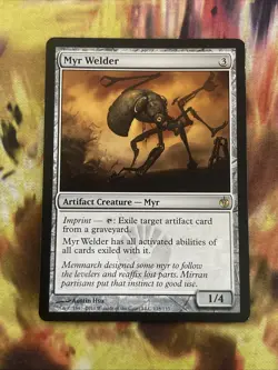 MTG Magic the Gathering Myr Welder (118/155) Mirrodin Besieged - Image 1