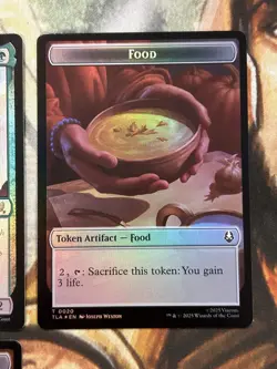 FOIL The Cabbage Merchant #0134 MTG Avatar Commander Rare Food Token - NM/M 🔥 - Image 4