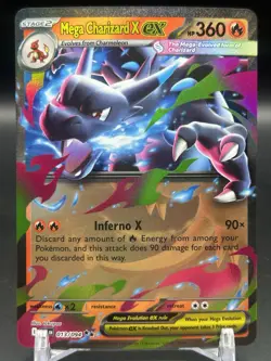 Mega Charizard X Ex 13/94 - Phantasmal Flames Pokemon TCG Double Rare - NM - Image 1