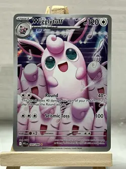 2025 Pokemon Phantasmal Flames PFL EN Wigglytuff Illustration Rare #105/094 - Image 1