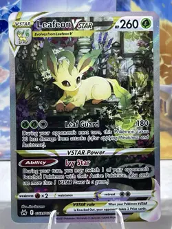 Pokemon TCG Leafeon VSTAR GG35/GG70 Crown Zenith - Near mint (PSA Contender) - Image 2