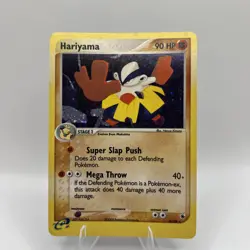 2003 Pokemon Hariyama 8/109 Ruby and Sapphire Holo Swirl - Image 1