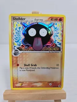SHELLDER Delta Species) 63/101-Ex DRAGON FRONTIERS POKEMON-REV HOLO-STAMPED-LP - Image 1