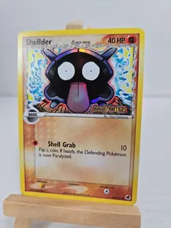 SHELLDER Delta Species) 63/101-Ex DRAGON FRONTIERS POKEMON-REV HOLO-STAMPED-LP - Image 2